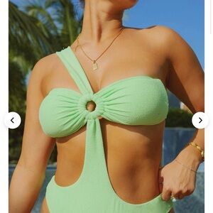 Dippin' Daisy's Lime Green Spritz One-Piece Swimsuit